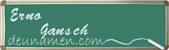 Erno Gansch Visitenkarte